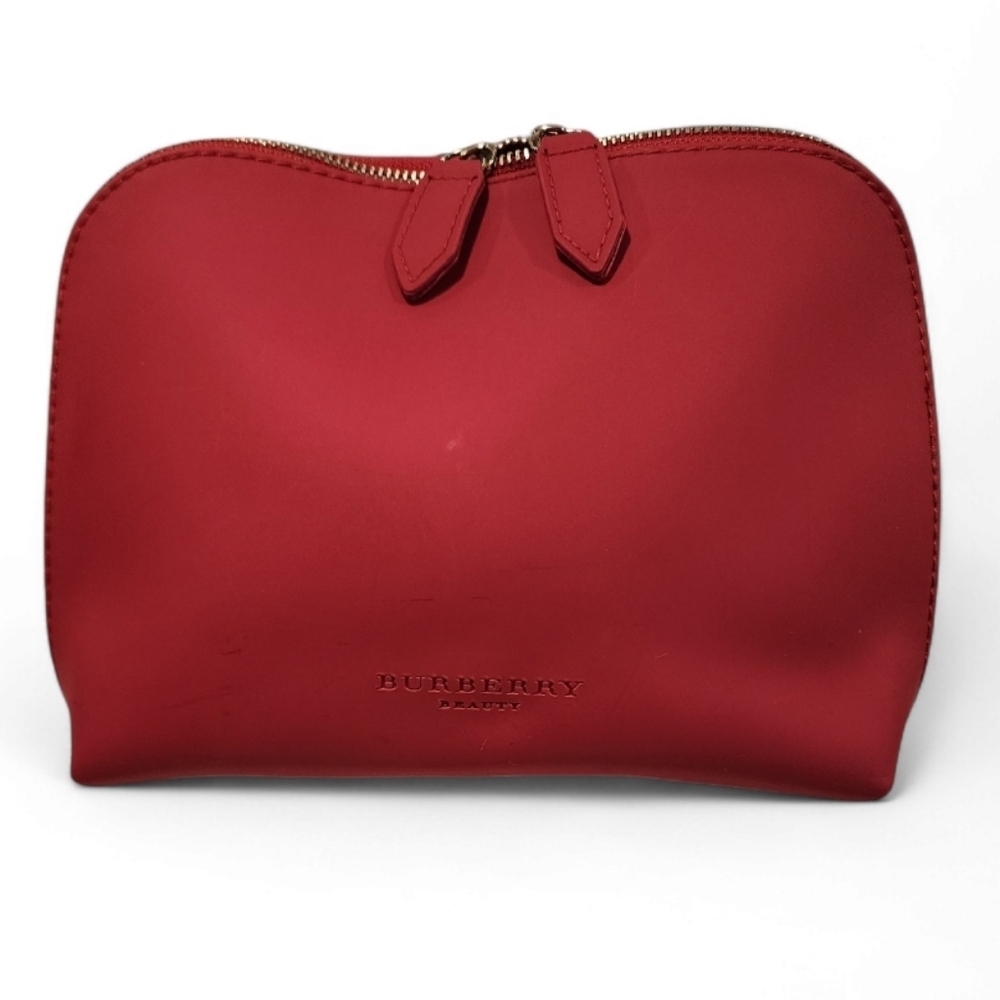 Burberry Red Cosmetic Pouch